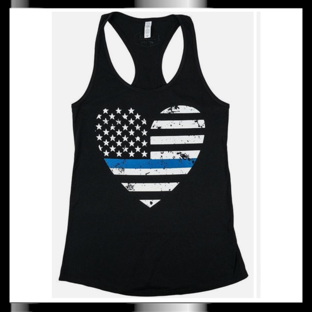 LA Police Gear Distressed TBL Tank Top.